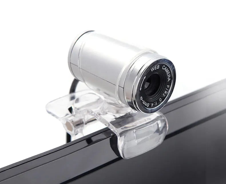 a camera mounted to the side of a monitor