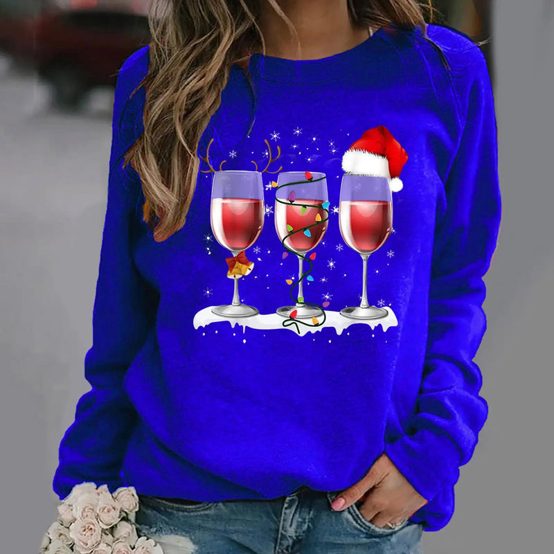 Printed Long Sleeve Round-neck Non-hoodie Sweater For Women Mystic Oasis Gifts Shirts & Tops