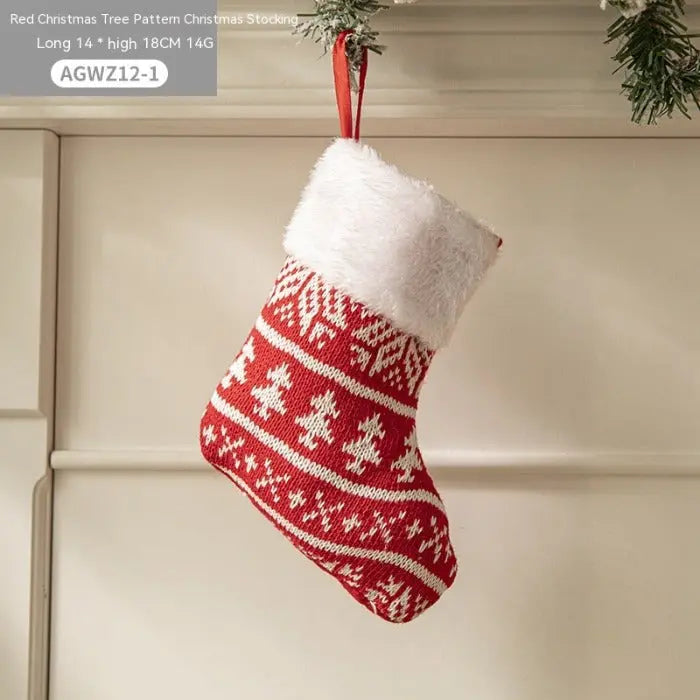 knitted Christmas stocking