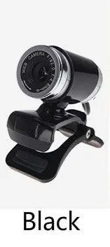 a webcam is shown with the words black on it