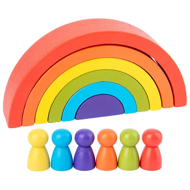 Rainbow arched building blocks Mystic Oasis Gifts Activity Toys