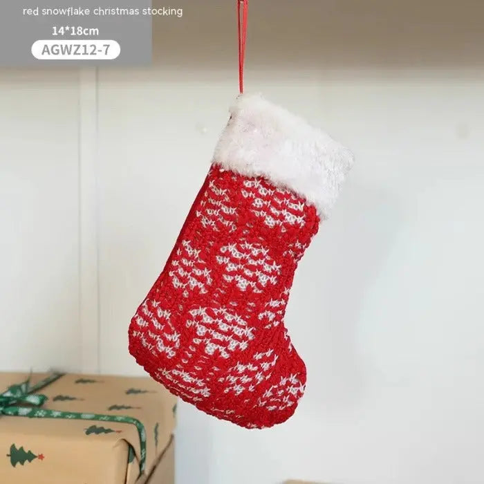 knit red stocking