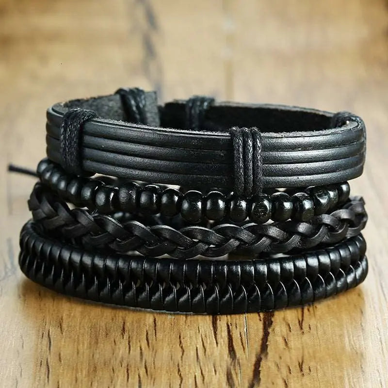 fashion accessories leather bracelets