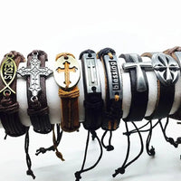 a bunch of bracelets that are on a stand