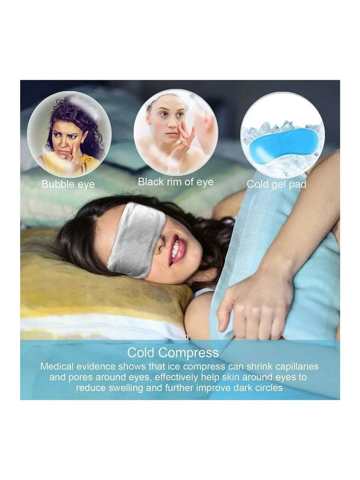 Heated Eye Mask Cold Compress features