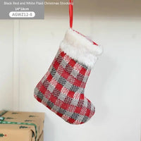 plaid Christmas stocking