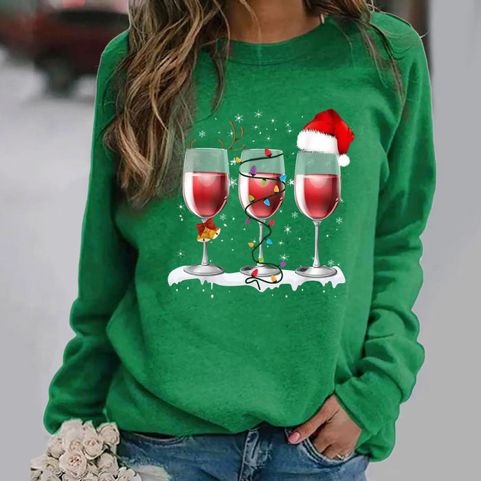 Printed Long Sleeve Round-neck Non-hoodie Sweater For Women Mystic Oasis Gifts Shirts & Tops
