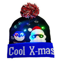 Light Up Knitted Christmas Beanie Christmas Mystic Oasis Gifts Hat
