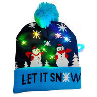 Light Up Knitted Christmas Beanie Christmas Mystic Oasis Gifts Hat