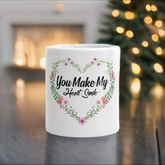 perfect gift heart smile mug