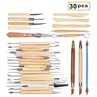 Multi-tools Ceramics Clay Sculpture Polymer tool set Beginner&#39;s DIY Craft Sculpting Pottery Modeling Carving Smoothing Wax Kit - Mystic Oasis Gifts
