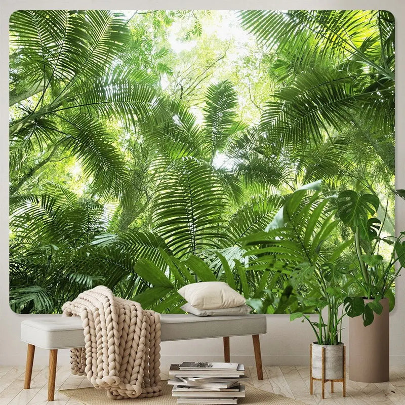 Natural Forest Landscape Decorative Tapestry (A21-841) - Mystic Oasis Gifts