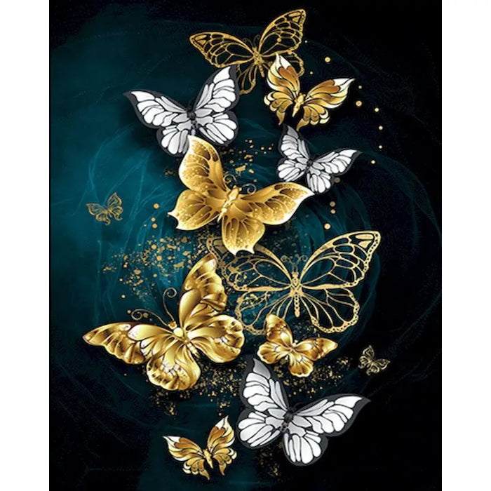 GATYZTORY Painting By Numbers Butterfly Animals Modern Wall Art Canvas Painting Acrylic Paint By Numbers For Home Decor Frameles - Mystic Oasis Gifts