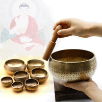 The Tibetan Buddhist chanting supplies wholesale bowl Nepal handmade Buddha bowls meditation copper chime - Mystic Oasis Gifts