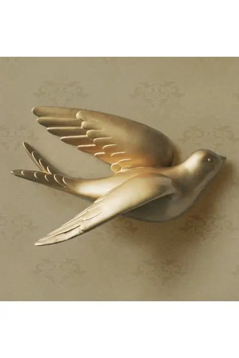 Resin 3d Swallow Birds Figurine Wall Stickers Home Decor Accessories For Living Room Home Decoration Stickers Wall Decoration - Mystic Oasis Gifts