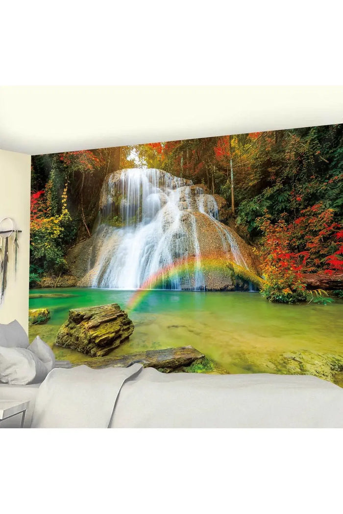 Natural Forest Landscape Decorative Tapestry (A23-995) - Mystic Oasis Gifts