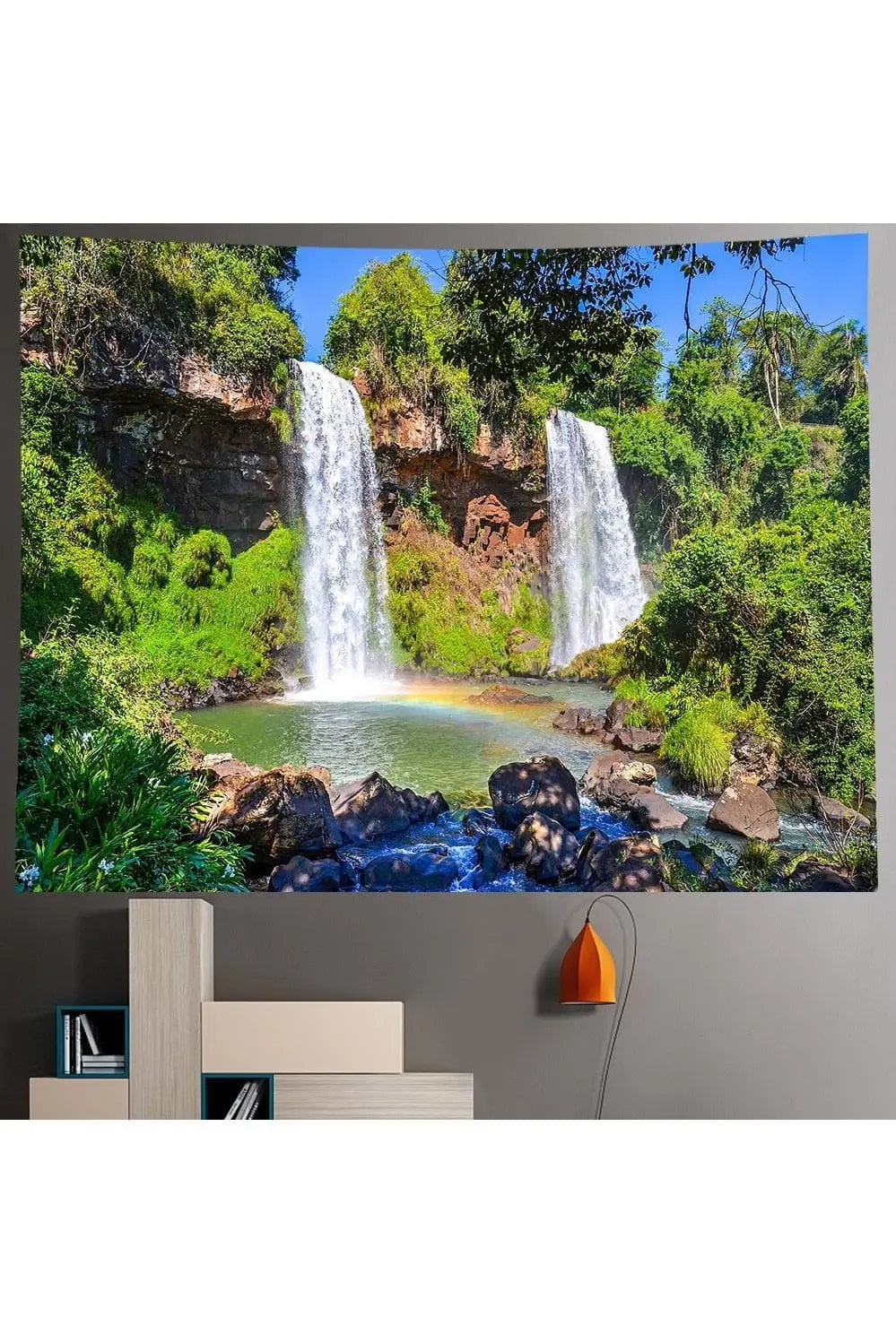 Natural Forest Landscape Decorative Tapestry (A23-995) - Mystic Oasis Gifts