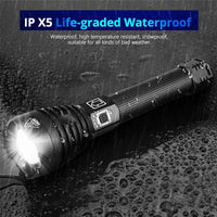 350000cd XPH90 70 50 LED/Powerful/Rechargeable/Tactical/Handled/EDC Flashlight cob Bike/Camping/Underwater/Search/Portable Light 11