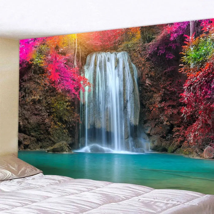 Natural Forest Landscape Decorative Tapestry (A21-80) - Mystic Oasis Gifts