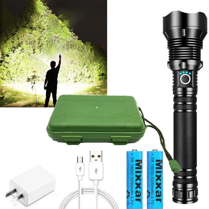 350000cd XPH90 70 50 LED/Powerful/Rechargeable/Tactical/Handled/EDC Flashlight cob Bike/Camping/Underwater/Search/Portable Light 1
