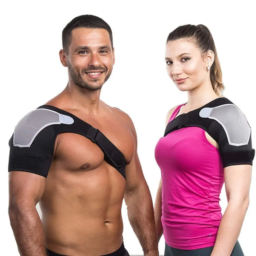 Tcare Adjustable Left/Right Shoulder Support Bandage Protector Brace Joint Pain Injury Shoulder Strap Guard Strap Wrap Belt New - Mystic Oasis Gifts