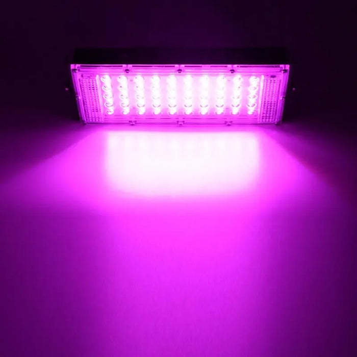 LED Grow Light Phyto Lamp AC 220V 50W LED Full Spectrum Floodlight Indoor Outdoor Greenhouse Plant Hydroponic Plant Spotlight 2