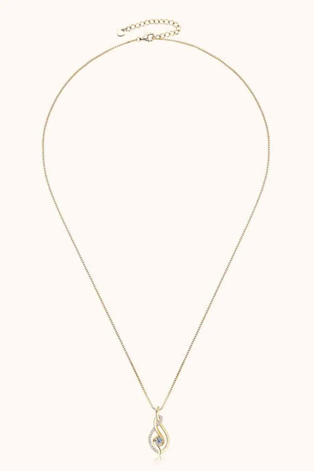 Moissanite 925 Sterling Silver Necklace Trendsi Necklace