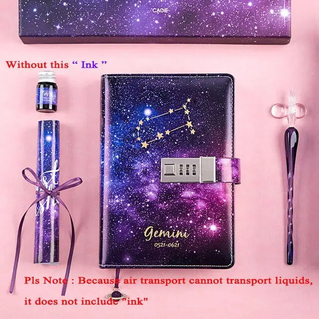 Gemini Constellation journal - Mystic Oasis Gifts