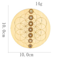 Sacred Geometry Wall Décor Crystal Grids (10cm) - Mystic Oasis Gifts