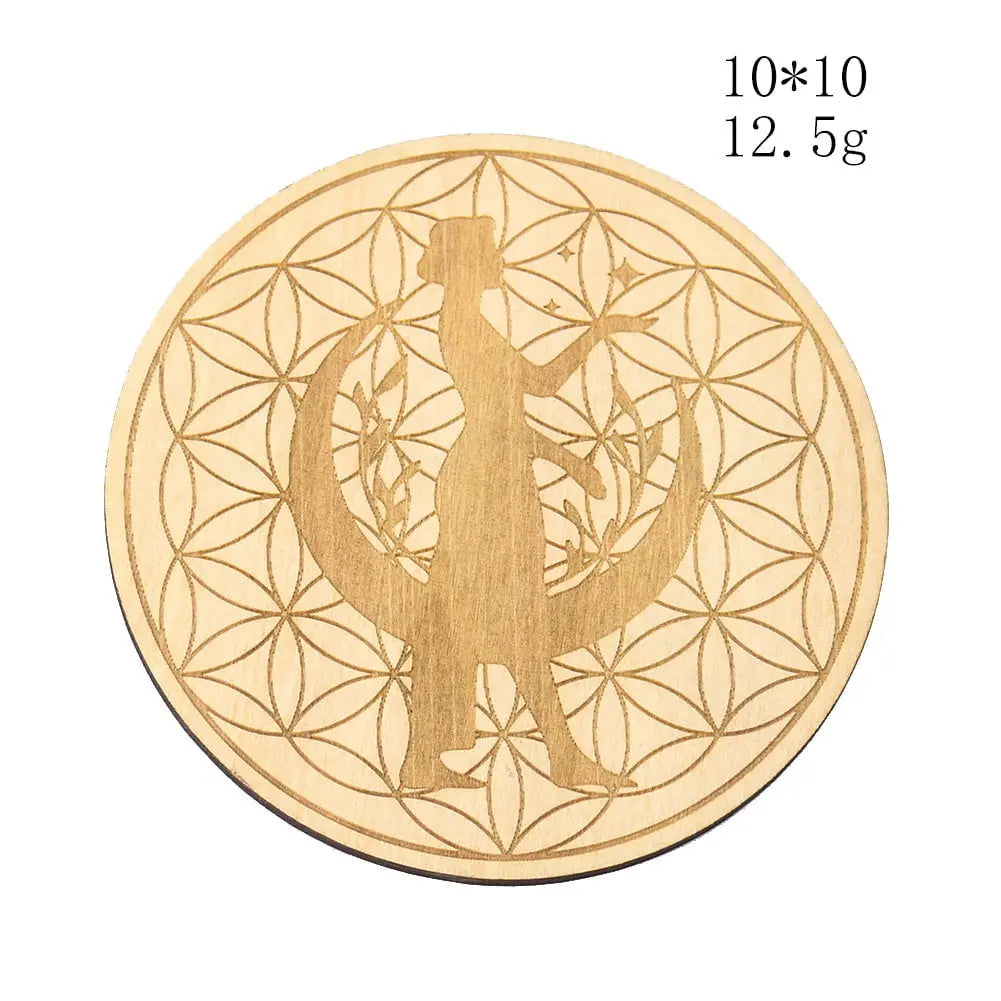 Sacred Geometry Wall Décor Crystal Grids (10cm) - Mystic Oasis Gifts