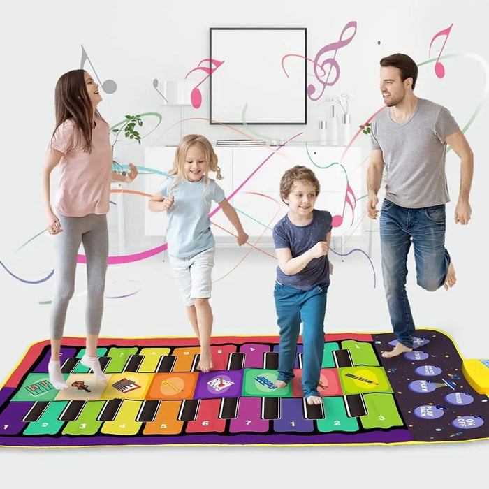 4 Styles Double Row Multifunction Musical Instrument Piano Mat Infant Fitness Keyboard Play Carpet Educational Toys For Kids - Mystic Oasis Gifts