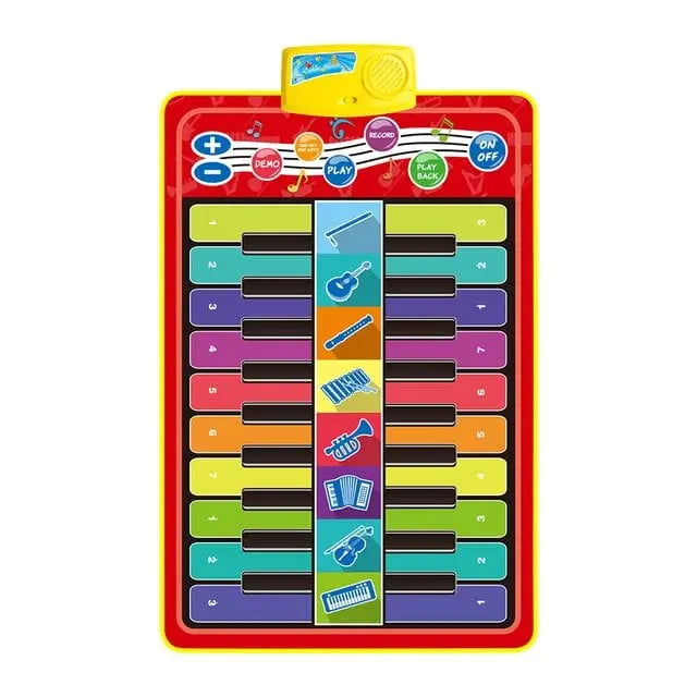 4 Styles Double Row Multifunction Musical Instrument Piano Mat Infant Fitness Keyboard Play Carpet Educational Toys For Kids - Mystic Oasis Gifts