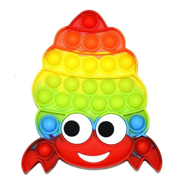 New Hot Rainbow Pop Push Bubble Fidget Toys Antistress Simple Dimple Anti Stress Toys Stress Relief Toys For Adults And Children - Mystic Oasis Gifts